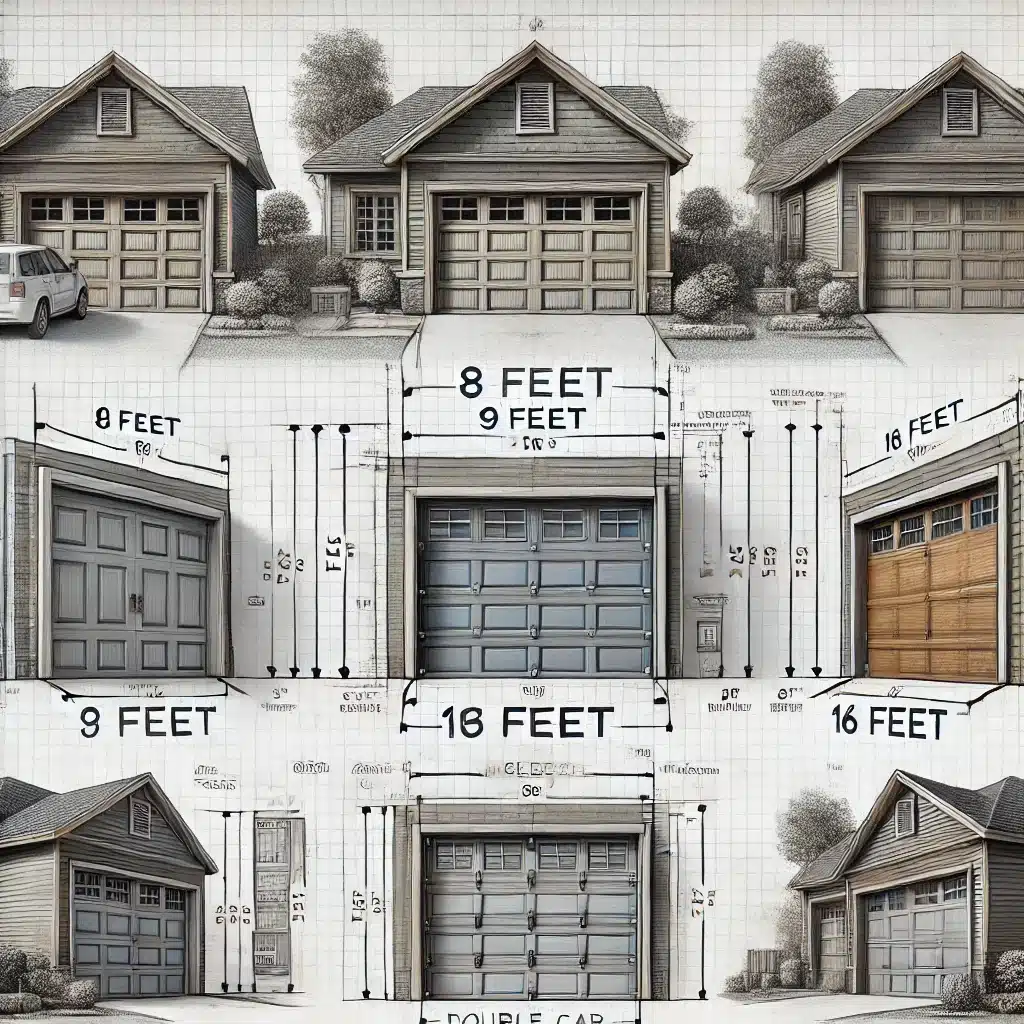 garage door width