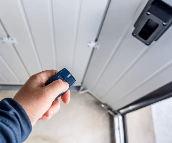 Opening garage door